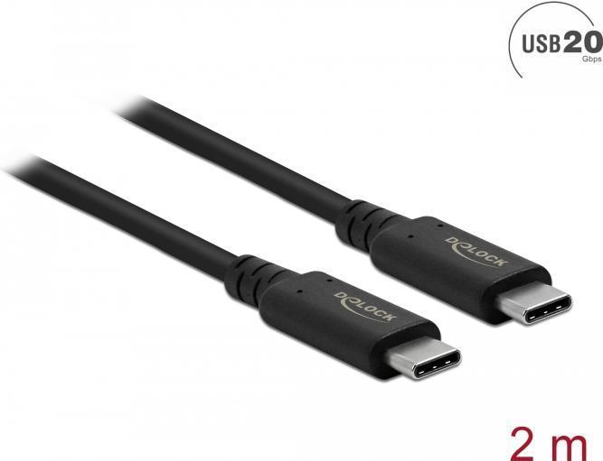 Produktbild Delock USB-C – USB-C (2 m, USB 3.2)
