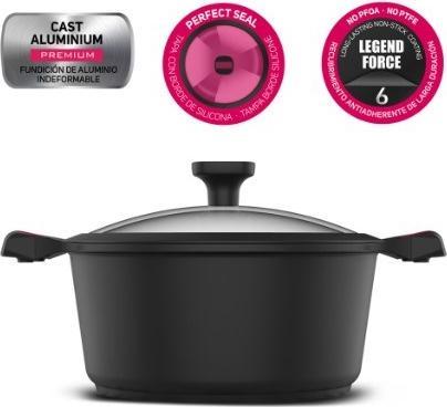 Image du produit Taurus Great Best Moments Casserole 28 cm avec couvercle - KCK3028 (28 cm, Fonte)