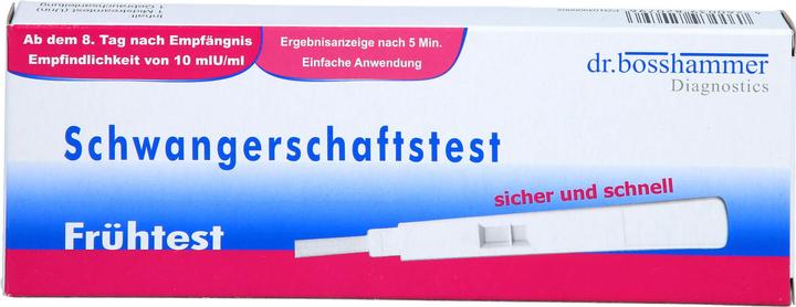 Produktbild Dr. Bosshammer Schwangerschaftstest Frühtest, 1 St TES (1 x)