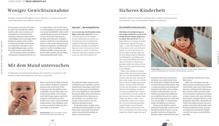 Produktbild Babys erstes Jahr Monat für Monat (Deutsch, Anke Wellner-Kempf, Jenny Hall, Fiona Wilcock, Karen Sullivan, Fabienne Becker-Stoll, 2024)