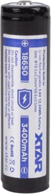 Xtar LI-ION 3.6 V - 3500 mAh - 18650 (18650, 3500 mAh)