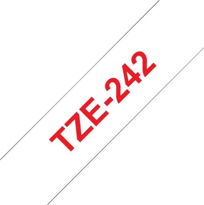 Produktbild Brother Glanzband Rot auf Weiss (1.80 cm, Rot)