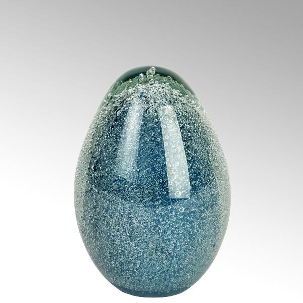 eiförmig, H 12cm D 8 cm