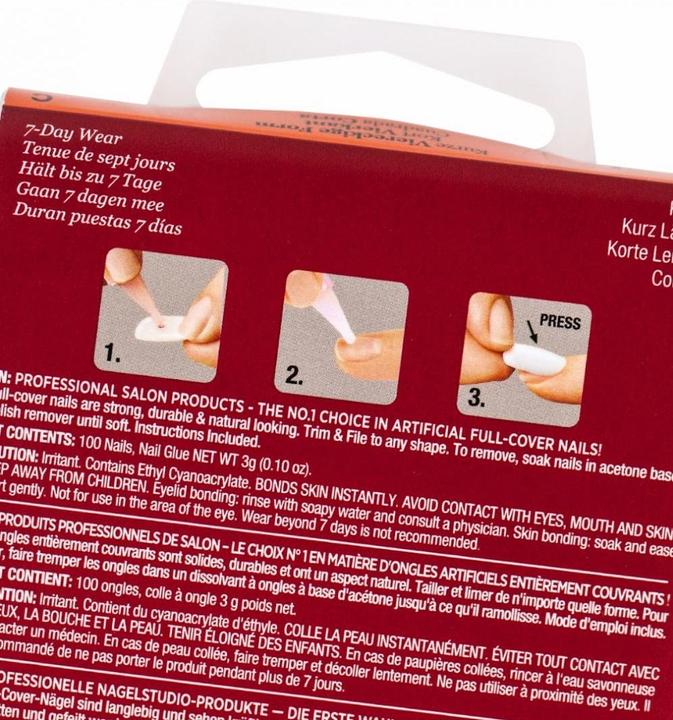 Produktbild KISS French Manicure (Kunstnägel, Short Square)