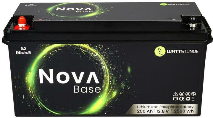 Actual product image Wattstunde Batterie NOVA Base 200 Ah LiFePO4 (12.80 V, 200 Ah)