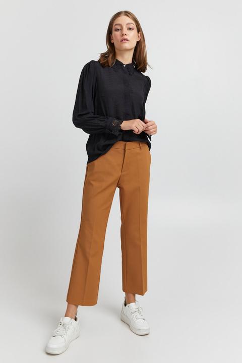 Actual product image Pulz Jeans Pulz - PZBINDY HW Pant - Trousers - 50206520 (36)