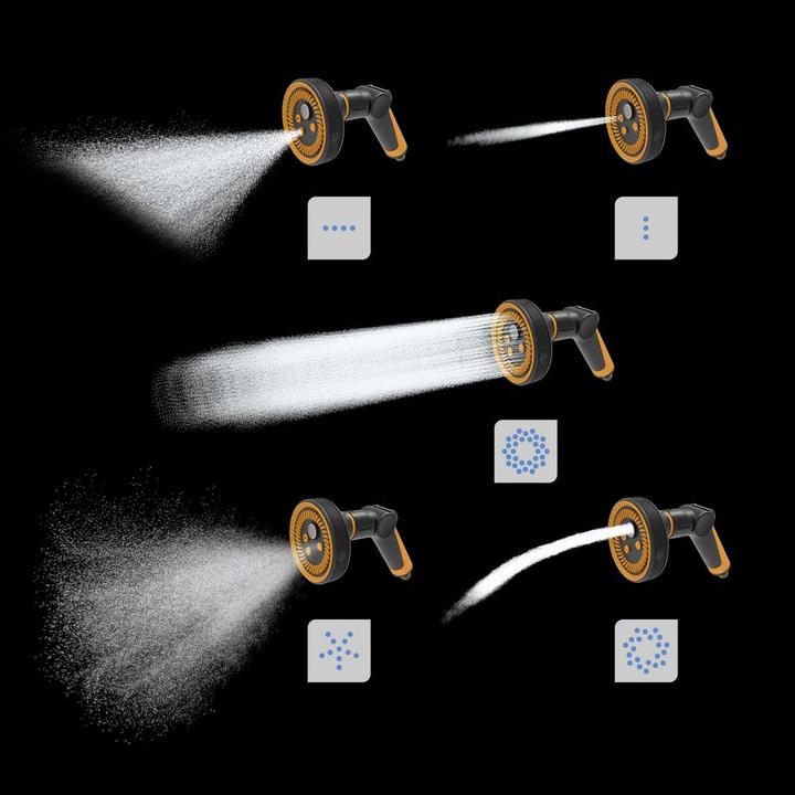 Actual product image Fiskars 1070830 Comfort Rasensprenger (Spray sprinklers)