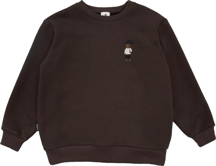 Hebe Warmes Sweatshirt mit gesticktem Bär