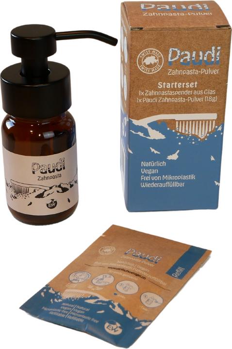 Produktbild Einfach Weniger Zahnpasta Starterset (Pulver und Pumpflasche)