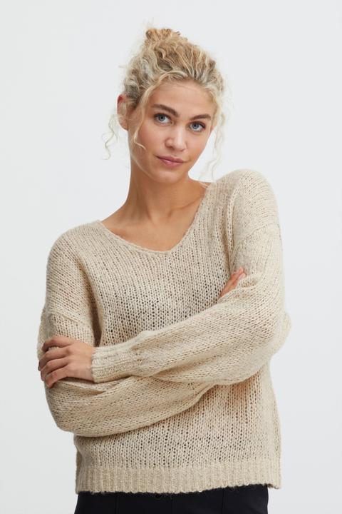 Actual product image B.young BYOMIRA VNECK JUMPER - 20811879 (XS)