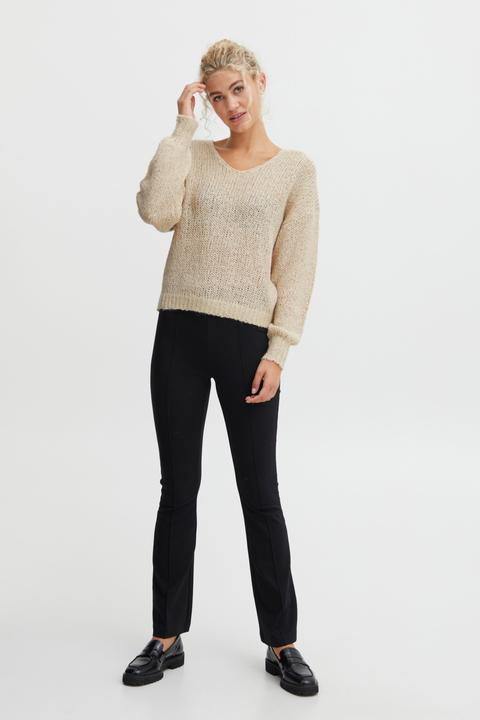 Actual product image B.young BYOMIRA VNECK JUMPER - 20811879 (XS)