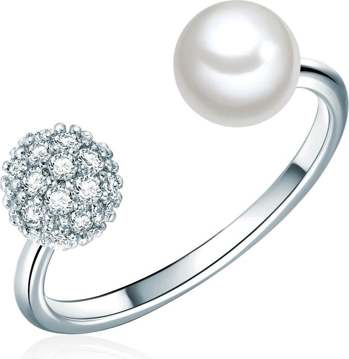 Immagine prodotto Lulu & Jane Donna ottone zirconia cubica conchiglia perla argento - 29445 (54)