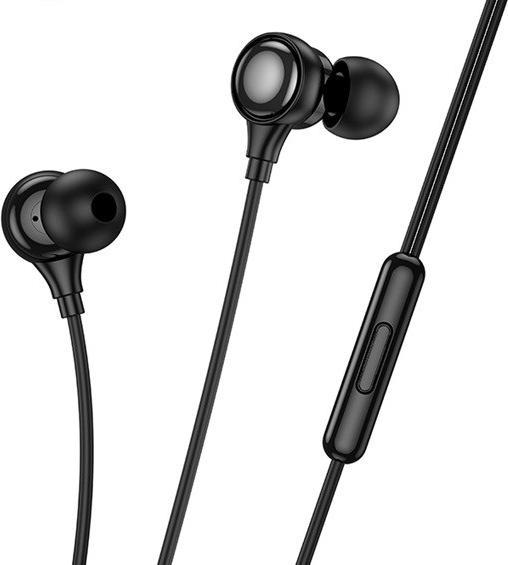 Actual product image Hoco M116 Benevolent Kabelgebundenes Headset Schwarz (Cable)