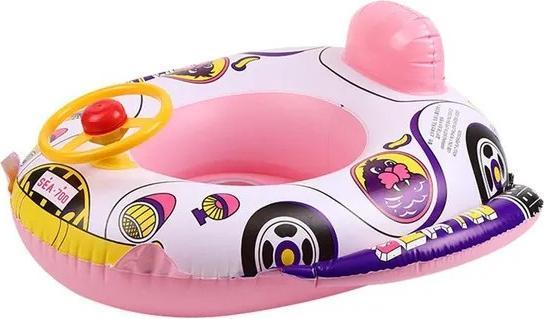Produktbild Splash & Fun Aufblasbarer Auto Baby-Schwimmring, Schwimmsitz 60x60cm