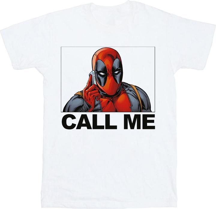 Immagine prodotto Deadpool Call Me Maglietta Adulto Unisex (S)