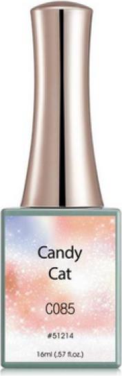 Produktbild Canni Gellack Candy Cat C085 UV/LED (Rosa Glitzer-Schimmer, Gel-Effekt Nagellack)