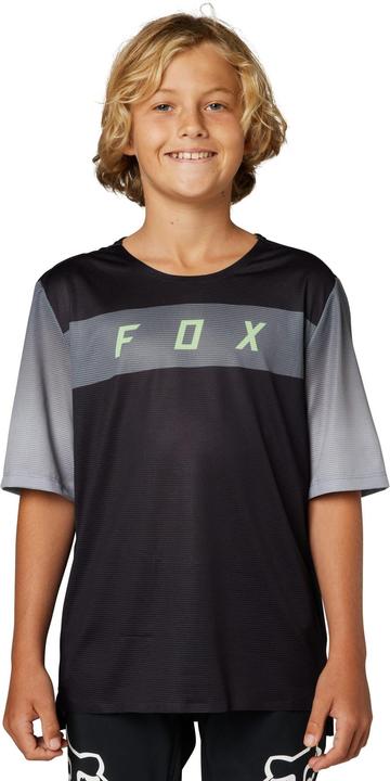 Actual product image Fox Jersey 23 Yth Flexair Ss Blk Yl (L)