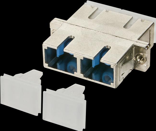 Produktbild Metz Connect 150900D2-I - SC - Blau - Metallisch - Multi-Modus - Zink - Keramik - OS2 (Netzwerk Kupplung)