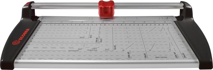 Ecobra Rollenschneidemaschine DIN A4 mit Wechselkopf, Schnittlänge 320 mm, Alu-Grundplatte (6 Blätter, A4)