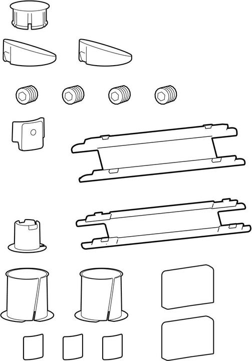 Actual product image Ergotron Accessory Spare Parts Kit Lx Pro Wall Mount Skus white (Wall)