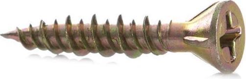 Actual product image Haushalt OSB SCREW 4.2X32 YELLOW ZN 20PCS (20 Screws per piece)