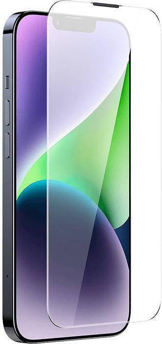 Actual product image Baseus Tempered Glass Corning for iPhone 13 Pro Max/14 Plus with built-in dust filter (1 Piece, Apple iPhone 13 Pro Max)