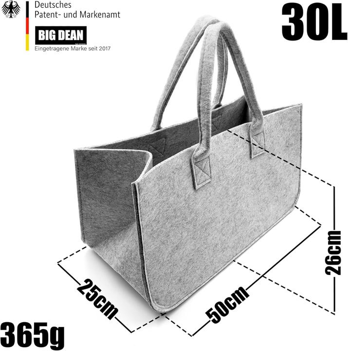 Image du produit BigDean Sac à bois de cheminée