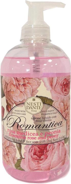 Nesti Dante Romantica Florentine Rose and Peony (Flüssigseife, 500 ml)