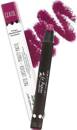 Actual product image Le Papier Purple Vegan Matte Lipstick Cerise 6g (Cerise)