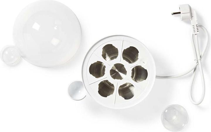 Actual product image Nedis Egg boiler - removable egg tray - with egg cup and measuring cup for exact water quantity (EU plug)