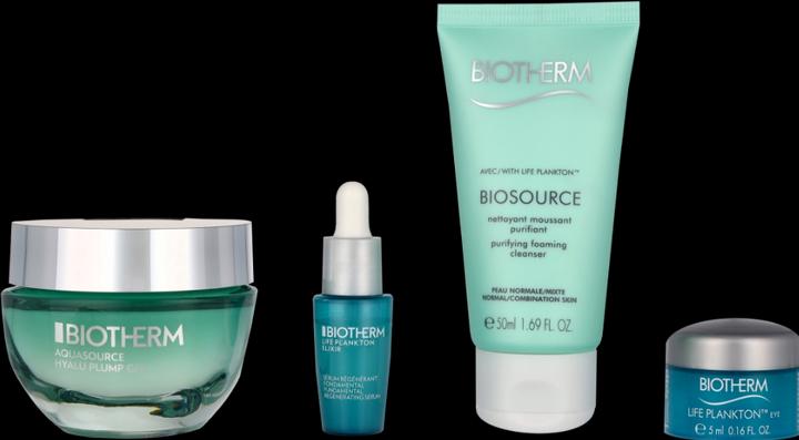 Actual product image Biotherm Aquasource Hyalu Plump Routine Set Life Plankton Elixir 7ml + Aquasource Gel 50ml + Life Plankton Ey (Facial care set)