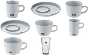 Actual product image Melitta Espresso cup "M-Cups", white, 80 ml made of porcelain, height: 62 mm, with handle (80 ml, 6 x)