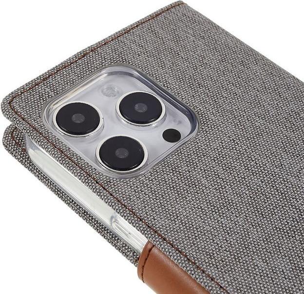 Actual product image Goospery Canvas Diary Series (Apple iPhone 14 Pro)