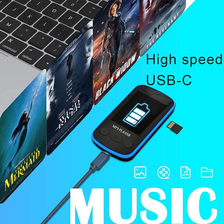 Image du produit Aiworth Lecteur MP3 léger pour le sport, 32 Go (32 Go)