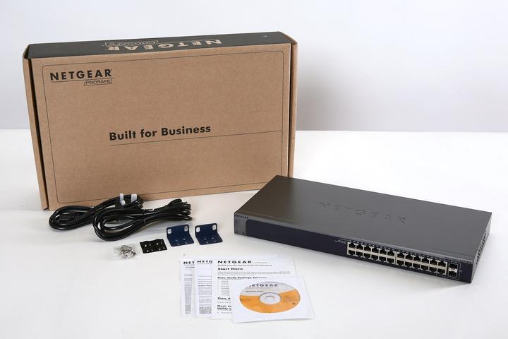 Actual product image Netgear GS724TP (24 Ports)