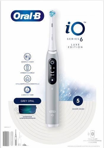 Image du produit Oral-B Elektrische Zahnbürste iO Series6 Grey Opal (Brosse à dents oscillo-rotative)
