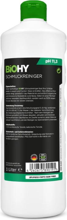 Image du produit Biohy nettoyant bijoux 1L (concentré)