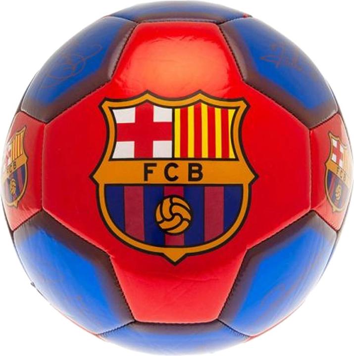 Actual product image FC Barcelona Printed Signature Mini Football