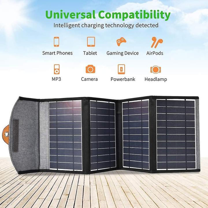 Actual product image Choetech Foldable solar panel (22 W, 0.87 kg)
