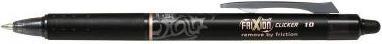 Produktbild Pilot Tintenroller FriXion Clicker 0,5mm schwarz Rundspitze nicht dokumentenecht (Schwarz, 1 x)