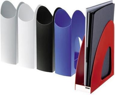 Actual product image Han TWIN magazine file 7.6x25.6x23.9 cm (WxHxD) DIN C4 Material: Polystyrene blue (C4)