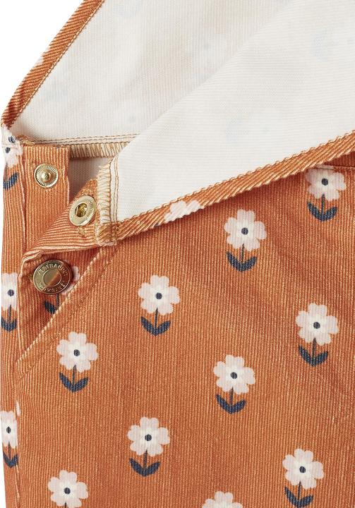 Produktbild Vertbaudet Mädchen Latzhose aus geblümtem Cord (146)