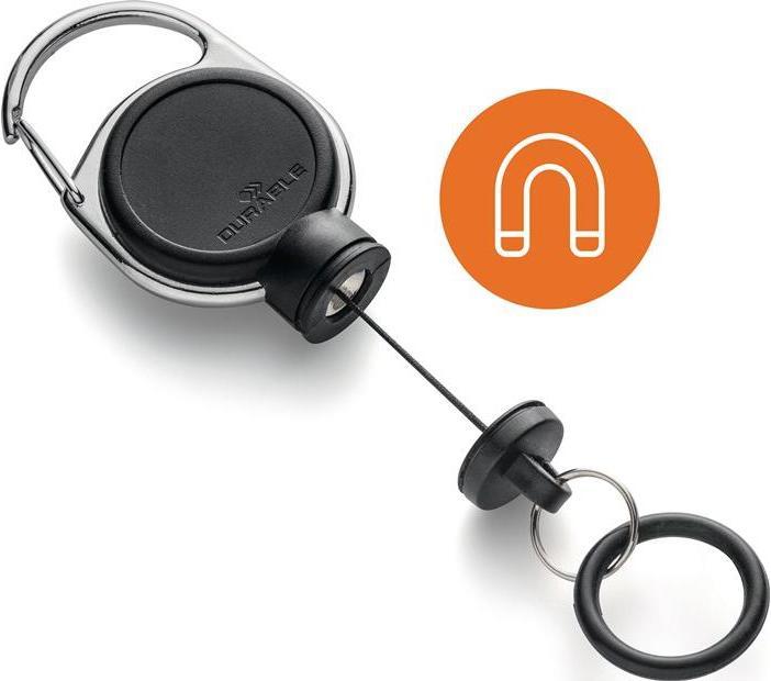 Produktbild Durable Cliphalter JoJo für kleine Desinfektionsflaschen Bandlänge 600 mm schwarz