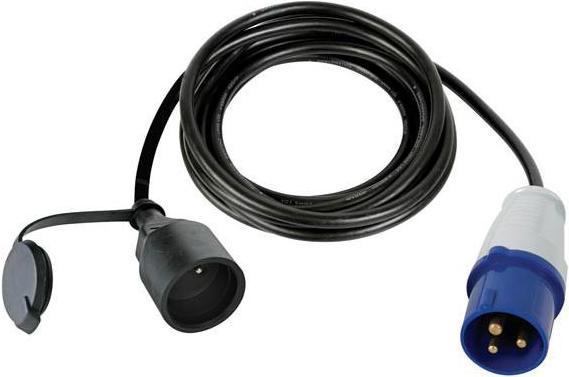 Velleman Câble Adaptateur Avec Prise Mâle Vers Prise Cee - 3 m - Terre Française (3 m, CEE)