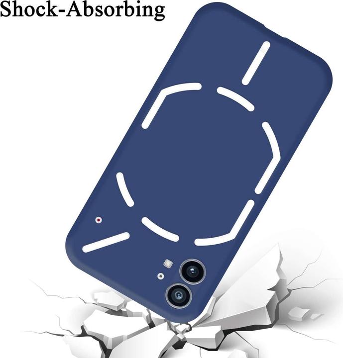 Actual product image Cadorabo Bumper TPU Liquid Silicone Case (Nothing Phone (1))
