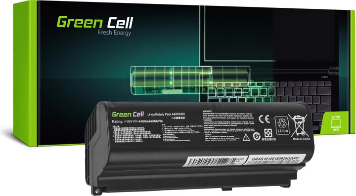 Image du produit GreenCell Batterie d'ordinateur portable pour Asus ROG G751 G751J - 15V - 4400mAh (4 cellules, 4400 mAh)