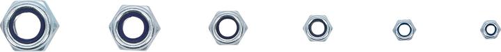 Actual product image BGS Hexagon Nut Assortment Self-Locking 146 pcs.