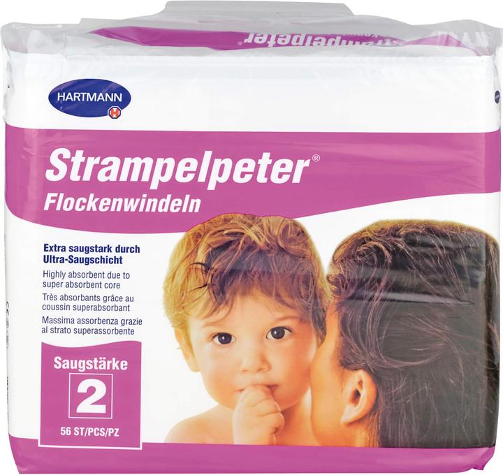 Image du produit IVF Hartmann Couches Fluff Absorbance 2 (Taille 2, Pack, 56 pièce(s))