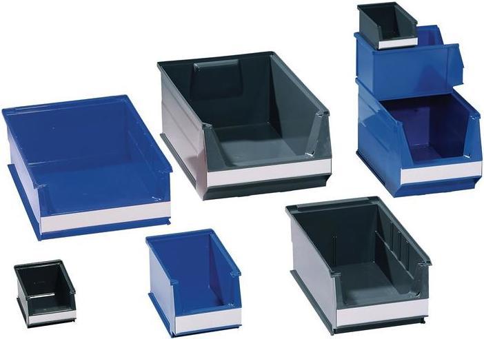 Produktbild Lockweiler Sichtlagerkasten L500/450xB310xH200mm PE blau