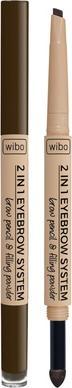 Wibo 2 In 1 Eyebrow Eyebrow Eyebrow Pencil System No. 3 2G